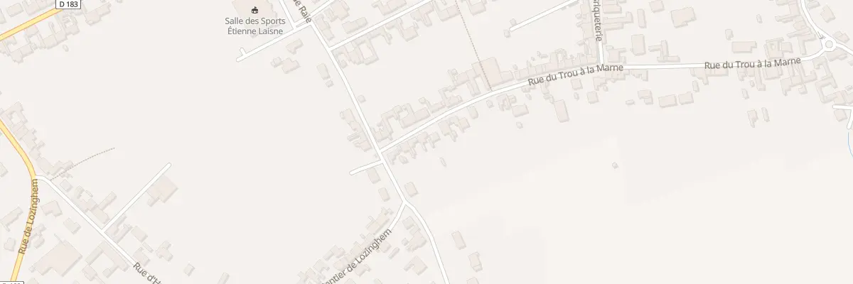 Plan du 63 Rue du Trou à la Marne à Allouagne
