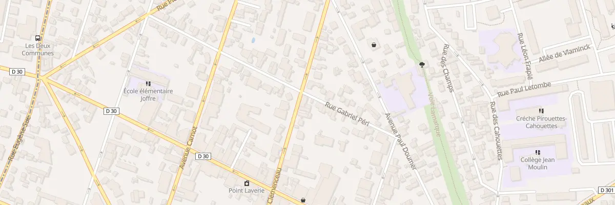 Plan du 26 Rue Gabriel Péri à Neuilly-Plaisance