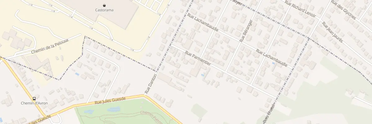 Plan du 6B Rue Parmentier à Rosny-sous-Bois