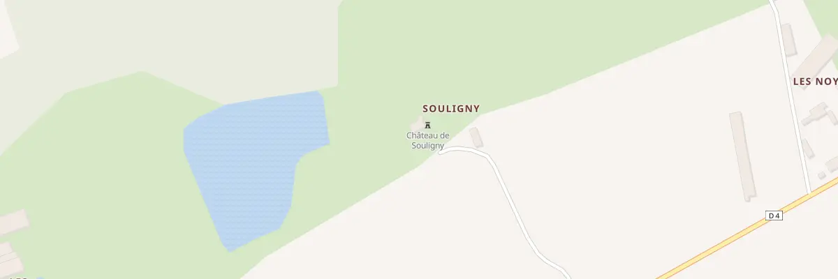 Plan du 97A Souligny à Saint-Vitte