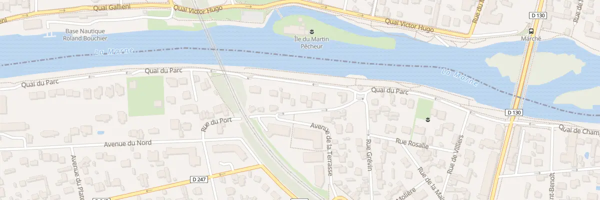 Plan du 86 Quai du Parc à Saint-Maur-des-Fossés