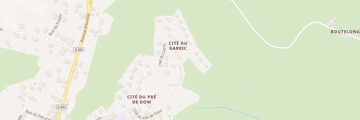 Plan du 10 Cite du Garric à Montsalvy