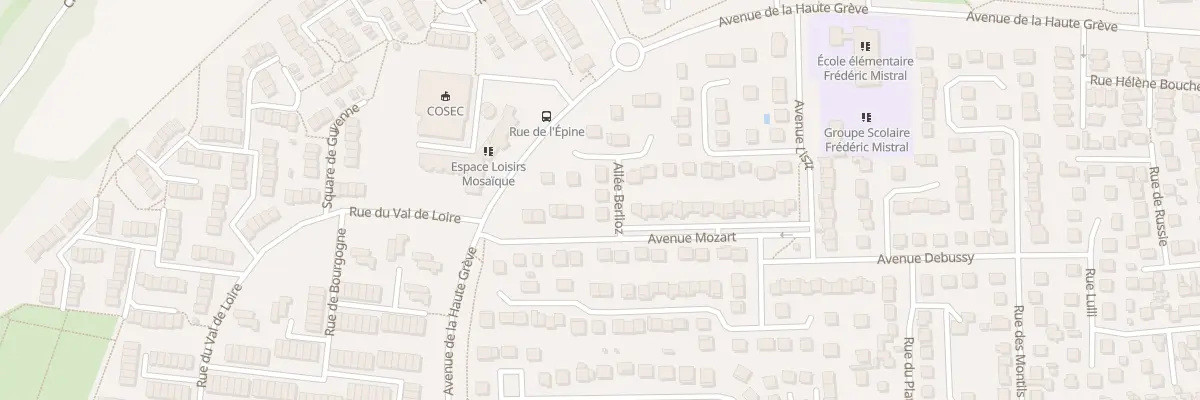Plan du 3 All Berlioz à Fosses