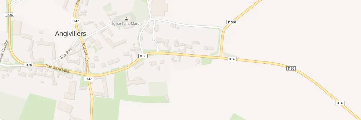 Plan du 250 Rue de l’Archer à Angivillers