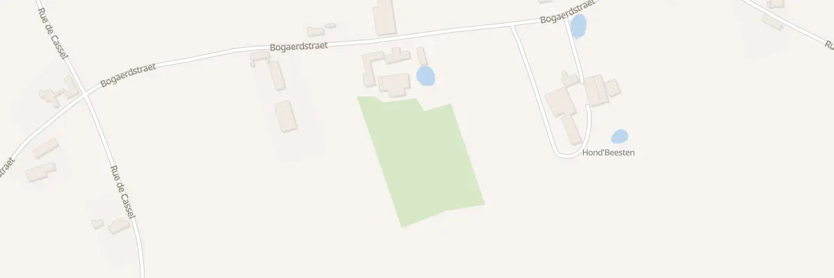 Plan du 815 Bogaerdstraet à Hondeghem