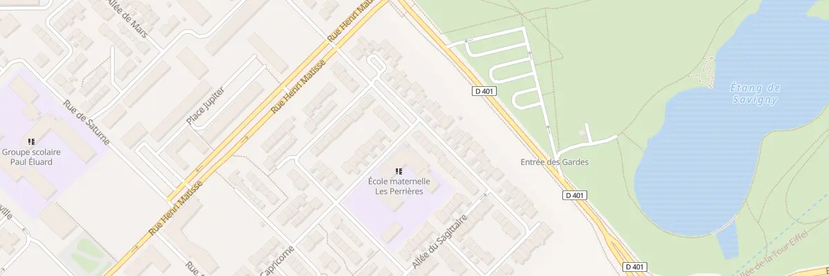 Plan du 34 All des Gémeaux à Aulnay-sous-Bois