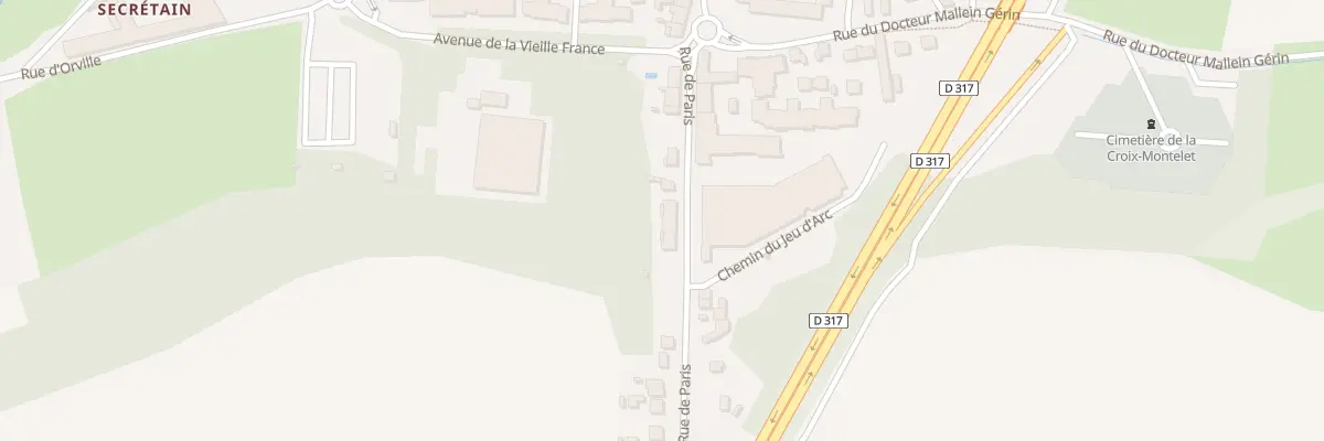 Plan du 3 Rue de Paris à Louvres