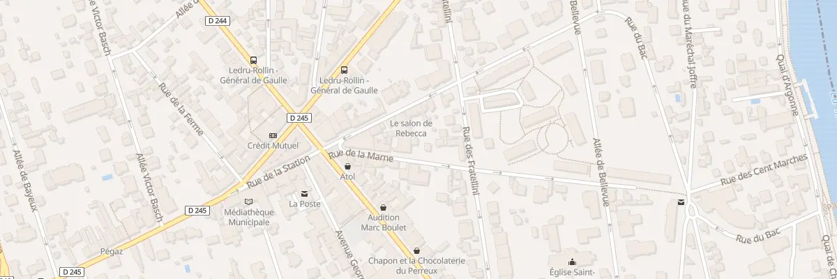 Plan du 7 Rue de la Marne au Perreux-sur-Marne