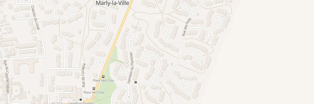 Plan du 14 Rue Hameau de la Quédon à Marly-la-Ville