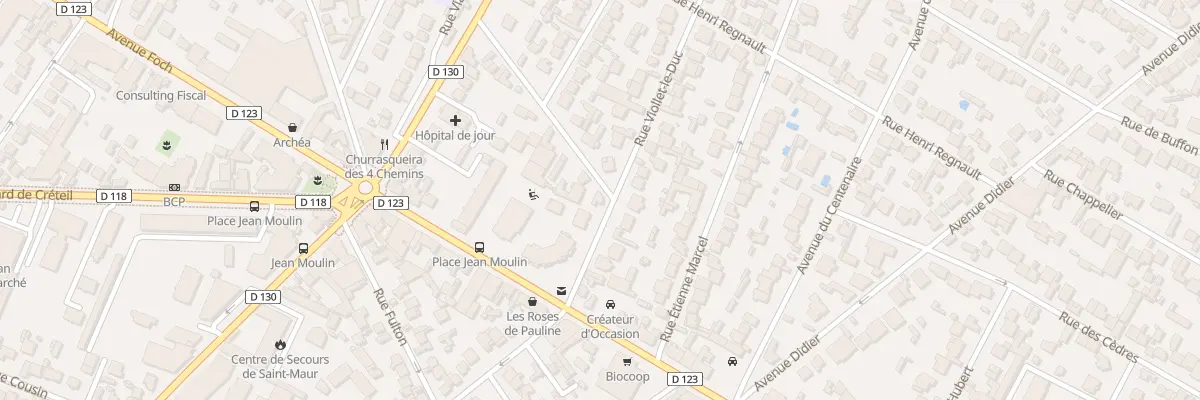 Plan du 5 Rue Viollet le Duc à Saint-Maur-des-Fossés