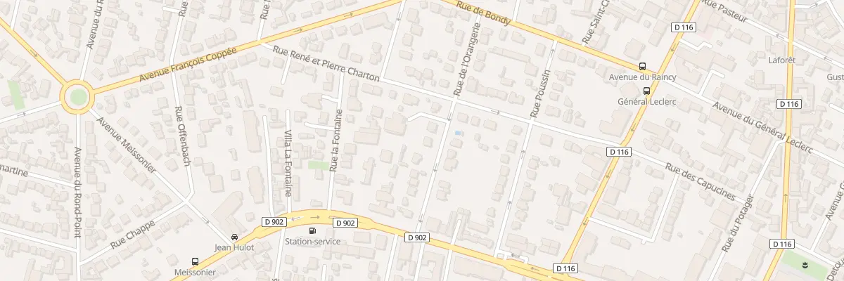 Plan du 11 Rue de l’Orangerie à Villemomble