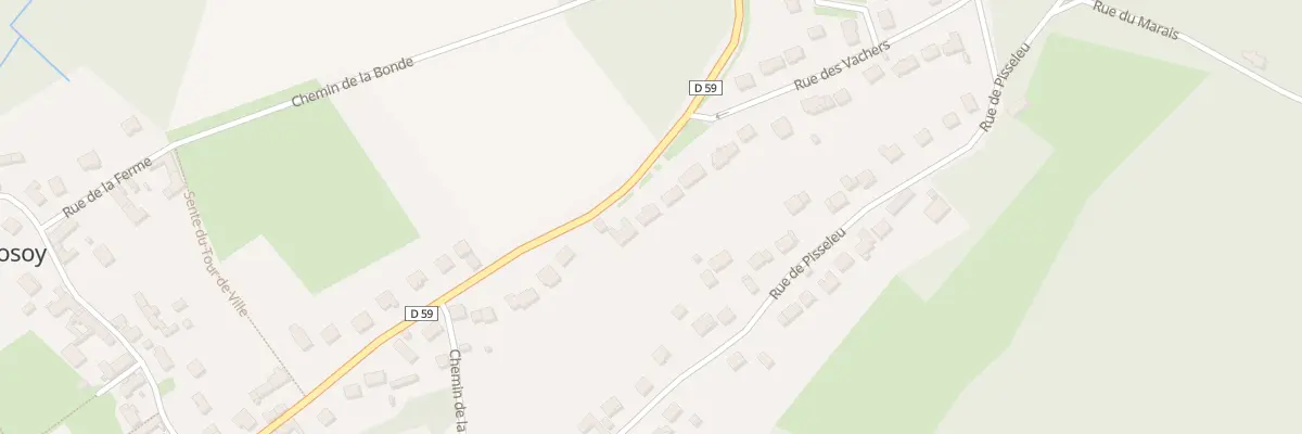Plan du 36 Rue de la Croix Dupuis à Rosoy