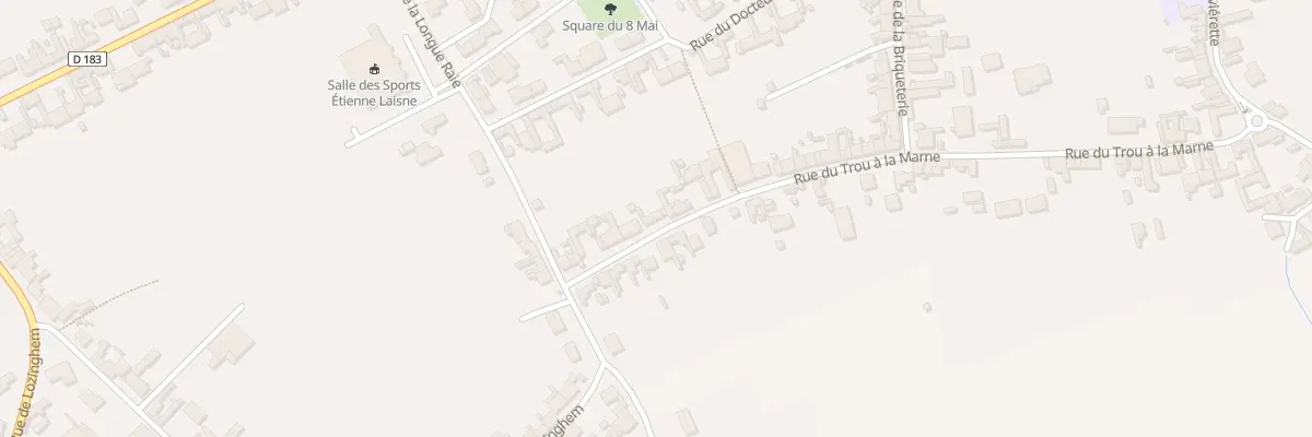 Plan du 60 Rue du Trou à la Marne à Allouagne