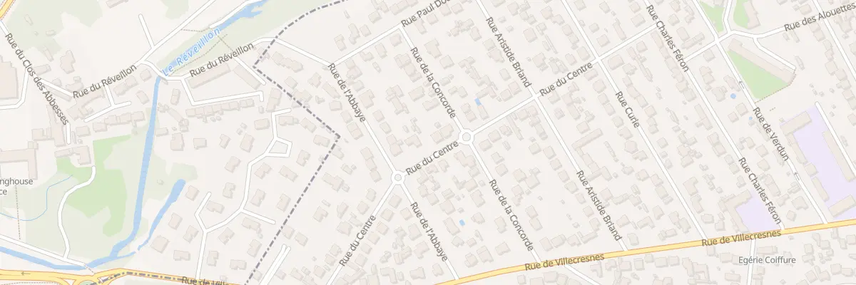 Plan du 23 Rue du Centre à Brunoy