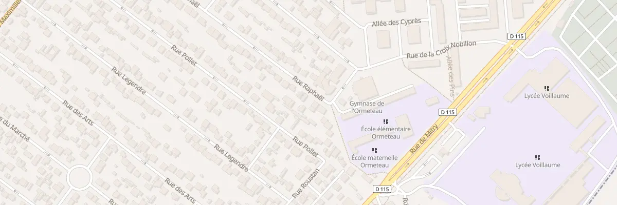 Plan du 66 Rue Raphaël à Aulnay-sous-Bois