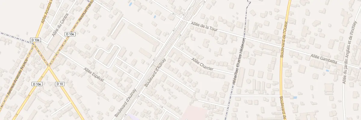 Plan du 78 Bd d’Aulnay à Villemomble