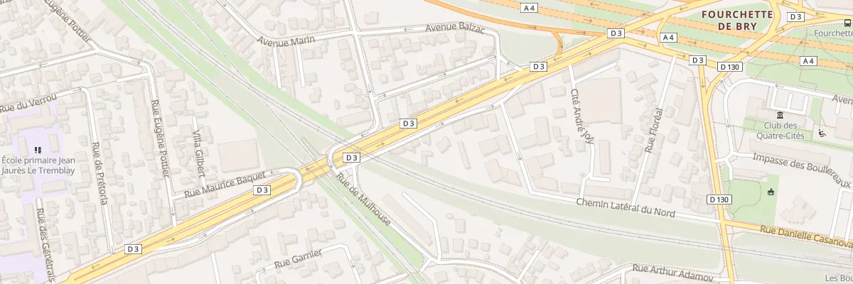 Plan du 222 Av du Général de Gaulle à Champigny-sur-Marne