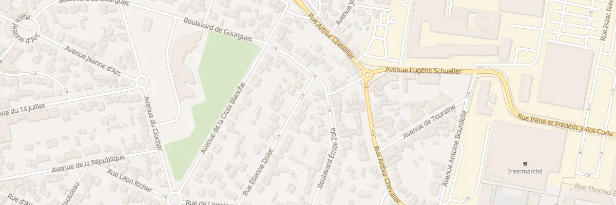 Plan du 1B Rue Etienne Dolet à Aulnay-sous-Bois