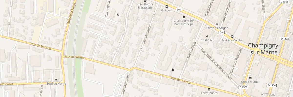 Plan du 19 Rue Matteotti à Champigny-sur-Marne