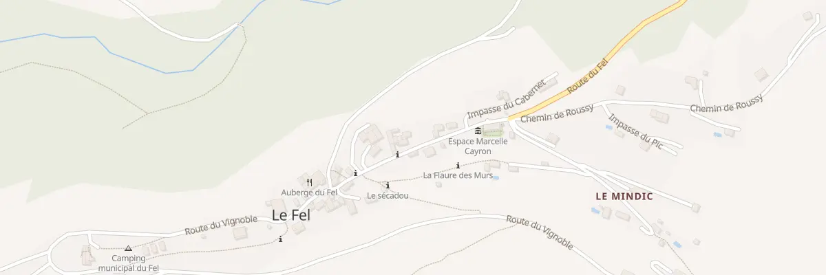 Plan du 5046 Le Fel au Fel