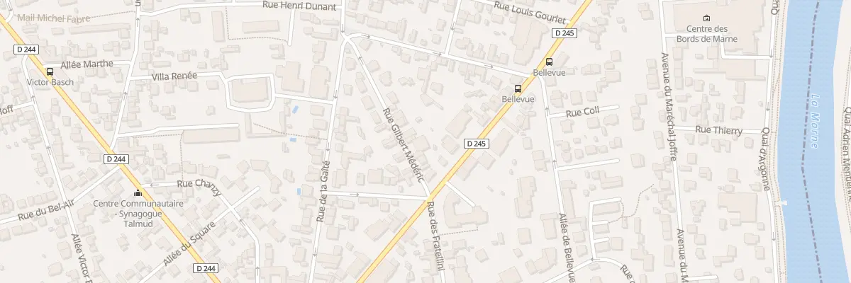 Plan du 50 Rue Gilbert Médéric au Perreux-sur-Marne