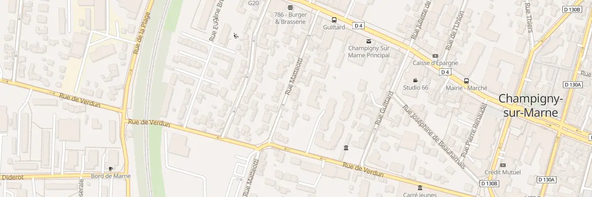 Plan du 17B Rue Matteotti à Champigny-sur-Marne