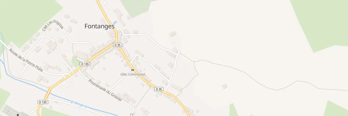 Plan du 5057 Le Bourg à Fontanges