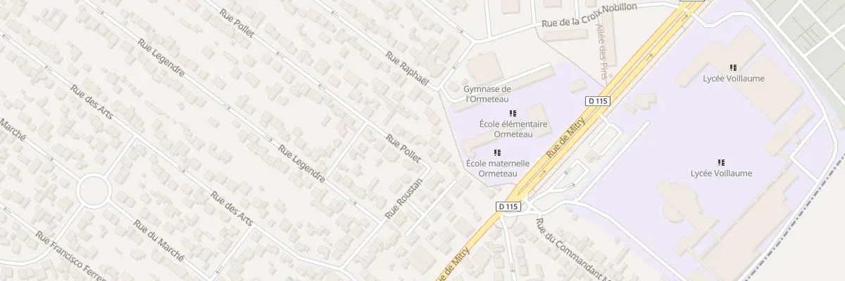Plan du 61 Rue Pollet à Aulnay-sous-Bois