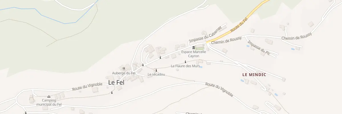 Plan du 5051 Le Fel au Fel