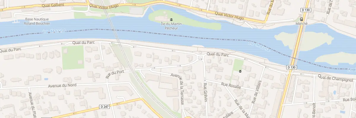 Plan du 88 Quai du Parc à Saint-Maur-des-Fossés