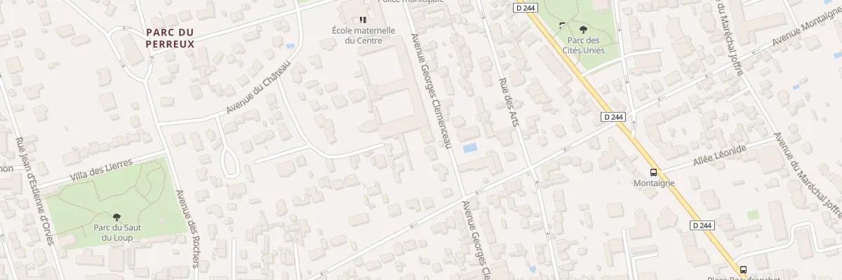 Plan du 55 Av Georges Clémenceau au Perreux-sur-Marne