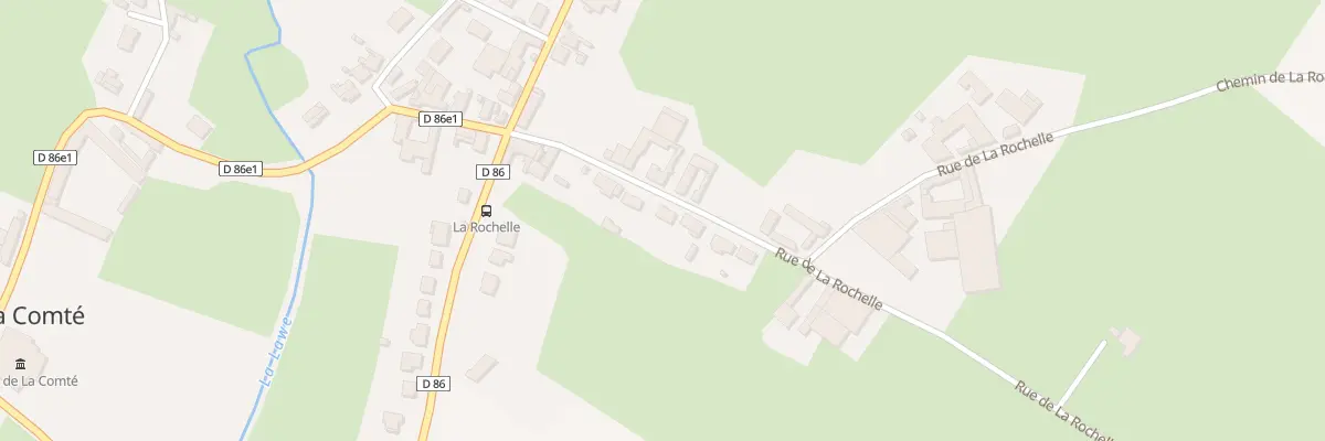 Plan du 132 Rue de la Rochelle à La Comté