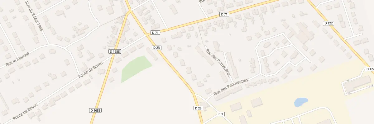 Plan du 71 Rue Aristide Briand à Fouilloy