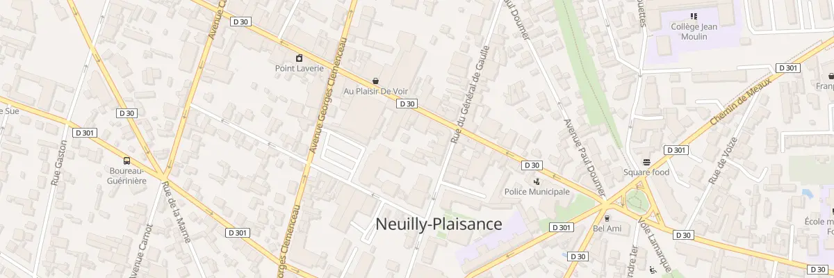 Plan du 44 Av du Maréchal Foch à Neuilly-Plaisance
