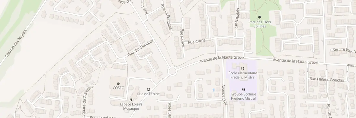 Plan du 1 Rue Racine à Fosses
