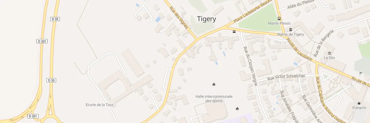Plan du 27 Rte de Corbeil à Tigery