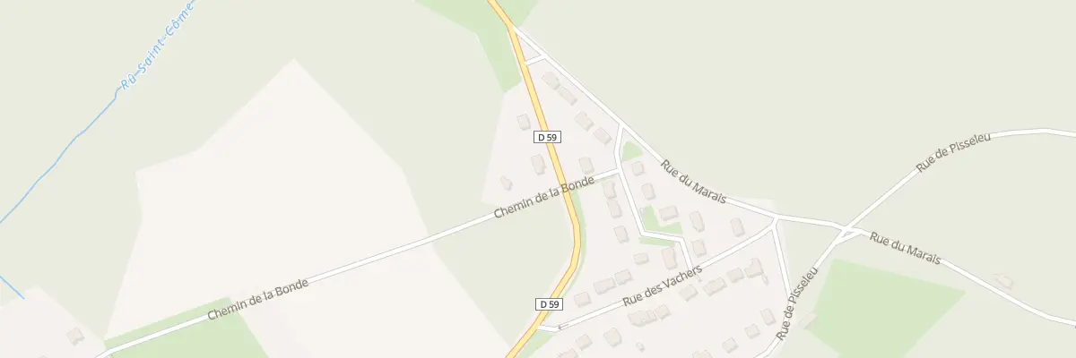 Plan du 4 Rte de Labruyère à Rosoy