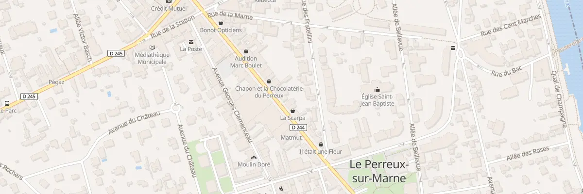 Plan du 104 Av du Général de Gaulle au Perreux-sur-Marne