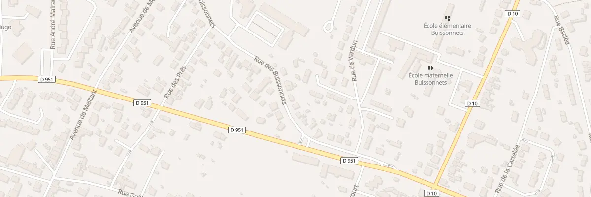 Plan du 24 Rue des Buissonnets à Saint-Amand-Montrond
