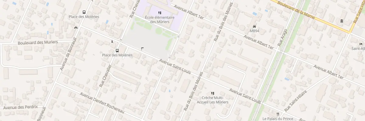 Plan du 13 Av Saint-Louis à Saint-Maur-des-Fossés