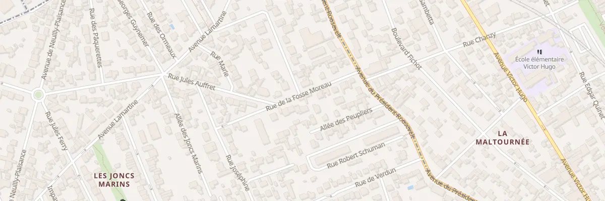 Plan du 13 Rue de la Fosse Moreau au Perreux-sur-Marne