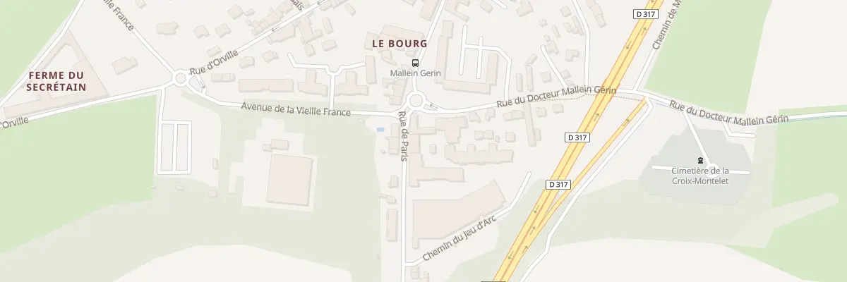 Plan du 10 Rue de Paris à Louvres