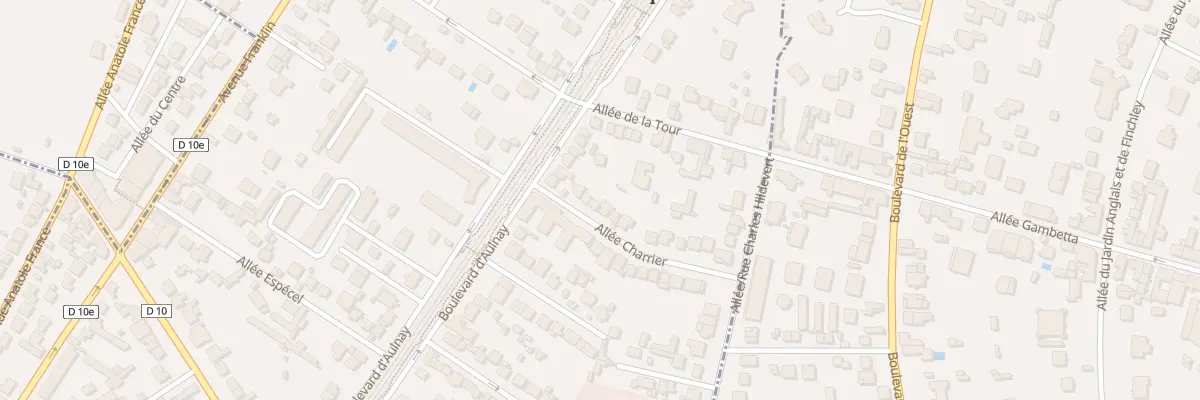 Plan du 7 All Charrier à Villemomble