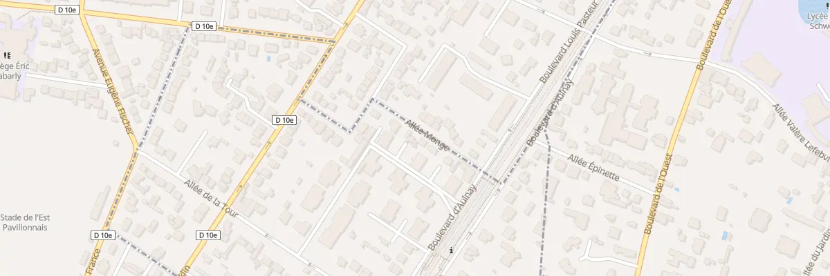 Plan du 9 All Monge à Villemomble