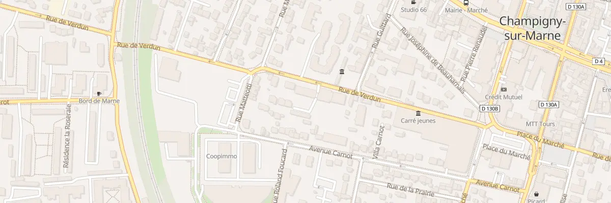 Plan du 182B Rue de Verdun à Champigny-sur-Marne