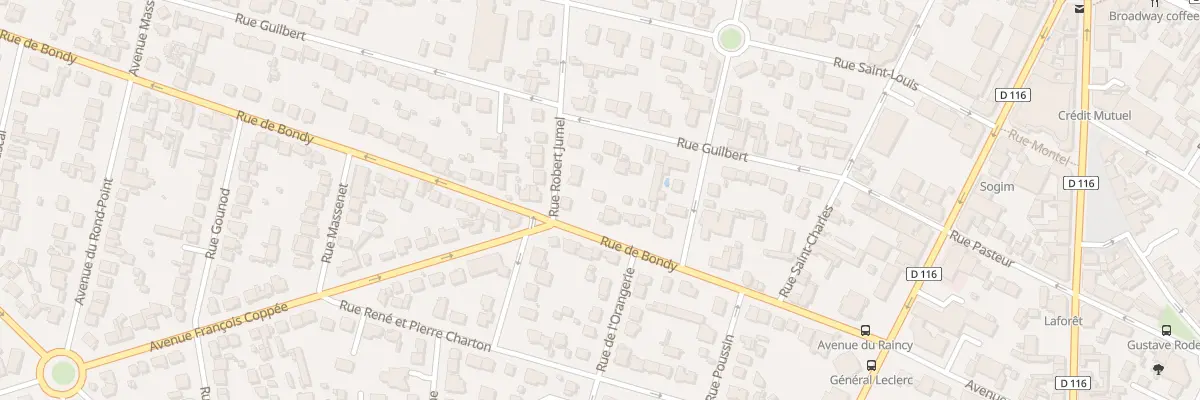 Plan du 32 Rue de Bondy à Villemomble