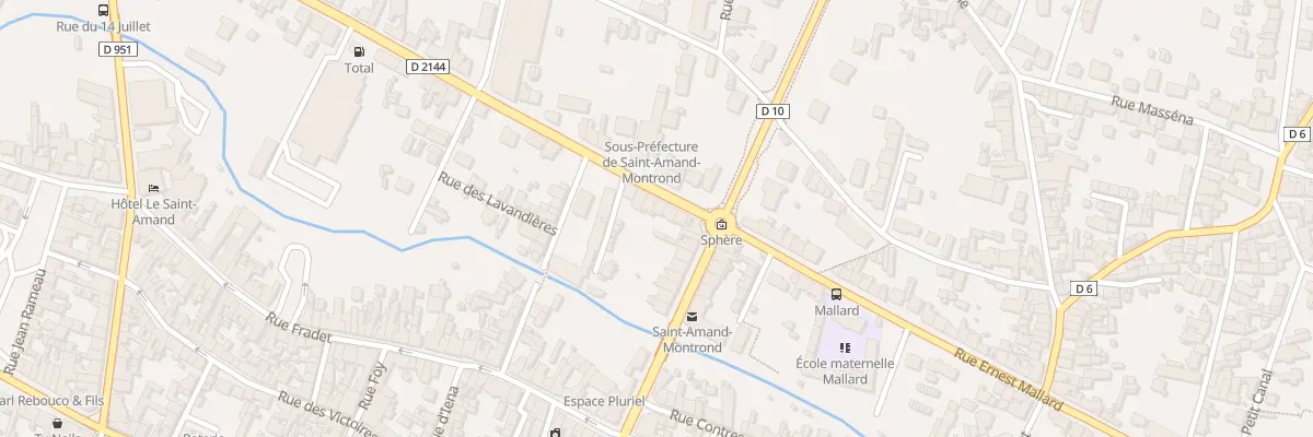 Plan du 7 Rue de Juranville à Saint-Amand-Montrond