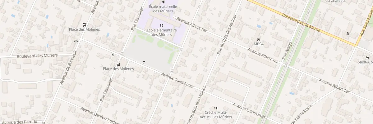 Plan du 13 Rue du Moulin à Saint-Maur-des-Fossés