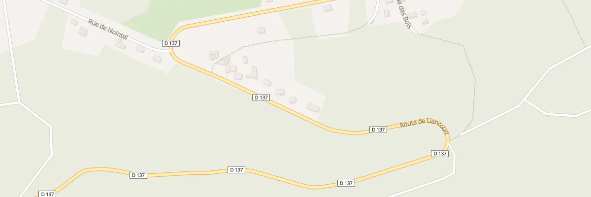 Plan du 89 Rte de Liancourt à Catenoy
