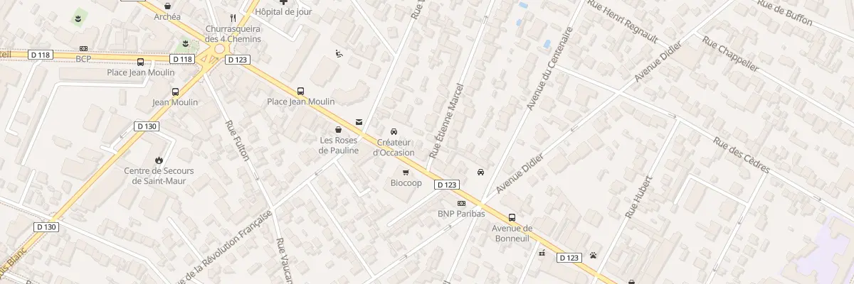 Plan du 3 Rue Etienne Marcel à Saint-Maur-des-Fossés